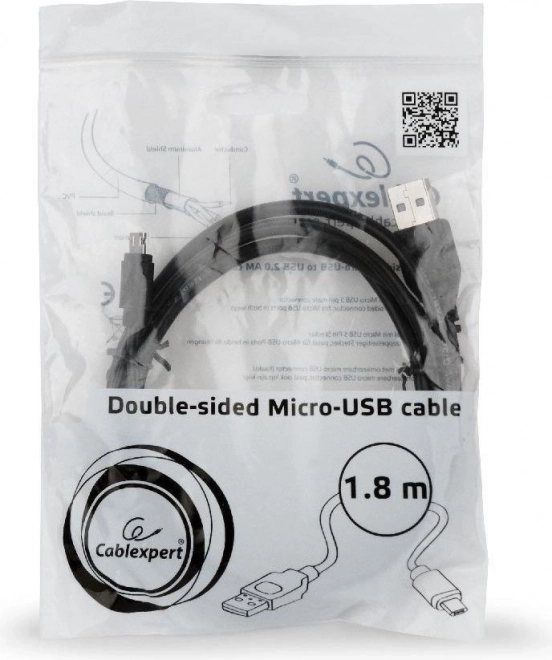 Cavo USB a Micro USB 1.8m con connettore angolato