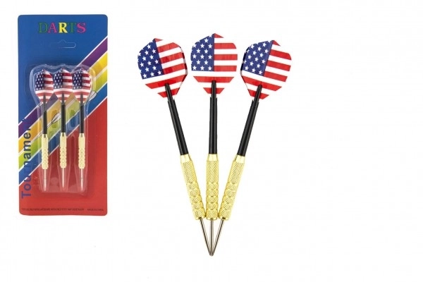 Metal Throwing Darts 15 cm, Set of 3 pcs