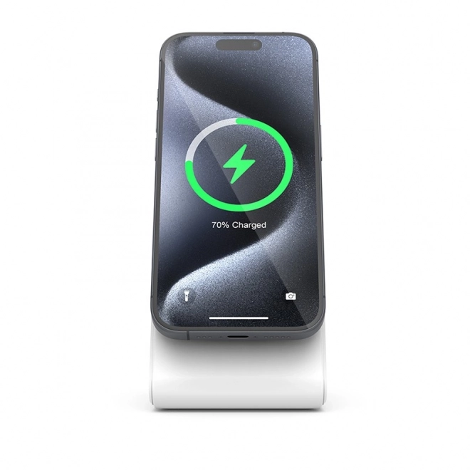 2-in-1 Wireless Charger with MagSafe for iPhone and AirPods – White