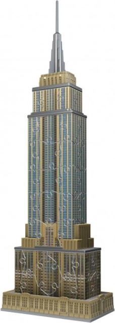 Detailed miniature of the Empire State Building