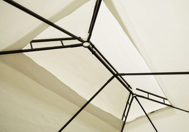 Kerti pavilonsátor 3x4m, szúnyogháló és teljes oldalak