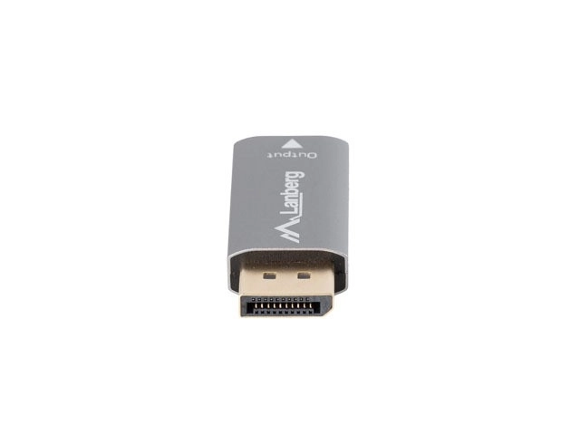 8K Silver DisplayPort to HDMI Adapter