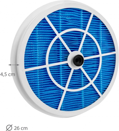 Cleaner air without dust and pollen