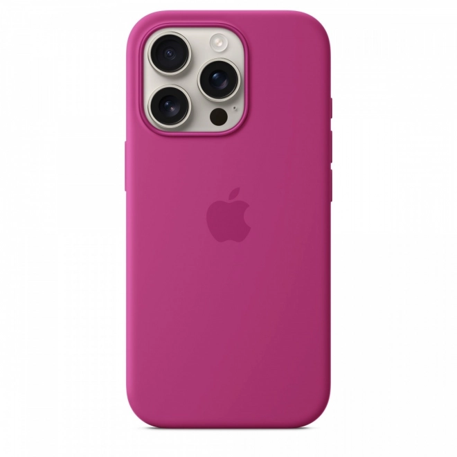 Silicone Case with MagSafe for iPhone 16 Pro - Vivid Pink