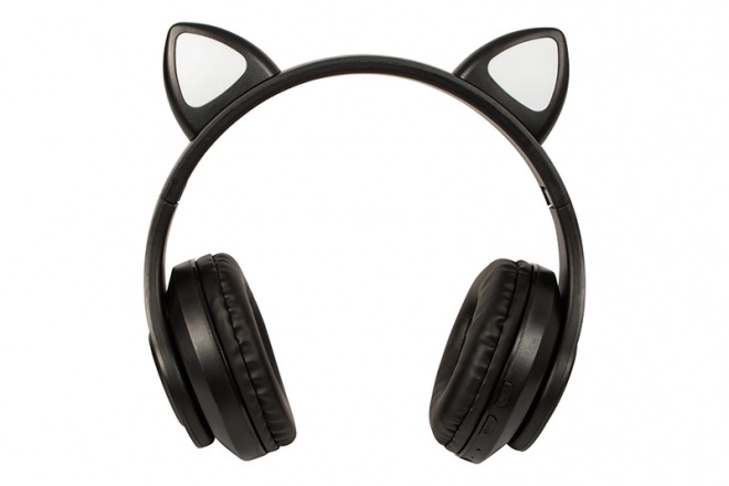 Bluetooth 5.0 LED wireless headphone for kids – Black