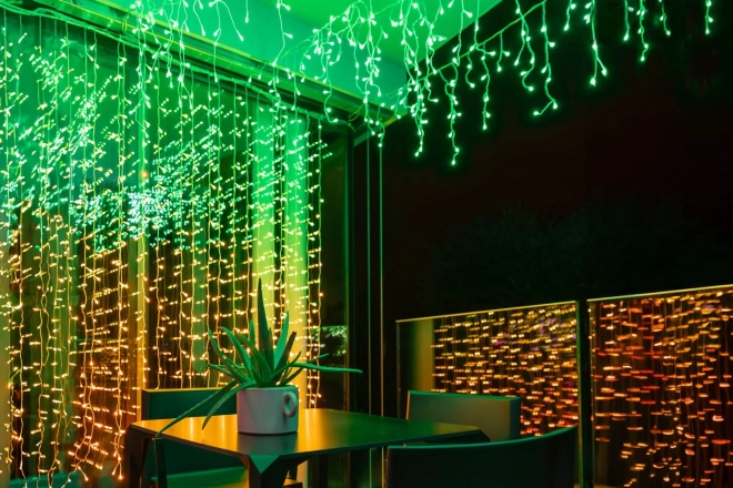 Smart Icicle Lights with 190 RGBW LED
