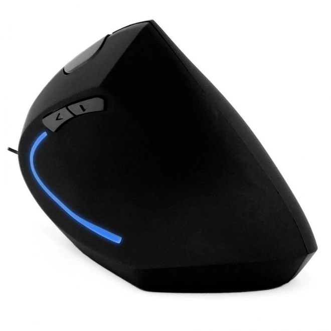 Ergonomic Vertical Wired Mouse with Color Lighting
