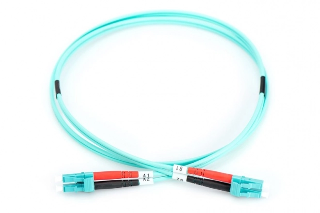 Fiber Optic Patch Cord LC-LC MM 50/125 OM3 Duplex 5m LSOH