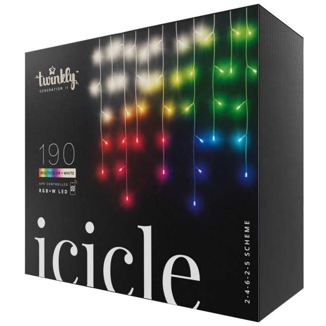 Smart Icicle Lights with 190 RGBW LED