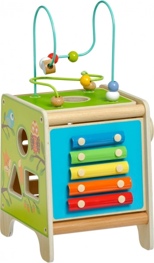 Xylophone with mallets for first musical steps