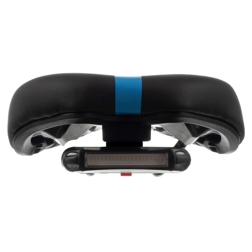 Sella bici comoda Trizand con ventilazione e luce posteriore