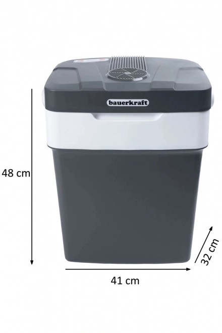 Portable Car Refrigerator with Heating, 29L, Graphite