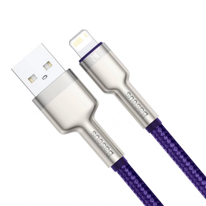 Cavo USB Lightning Baseus Cafule 2,4 A 1 m Viola