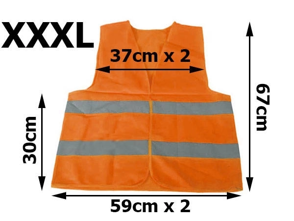 High Visibility Safety Vest Orange