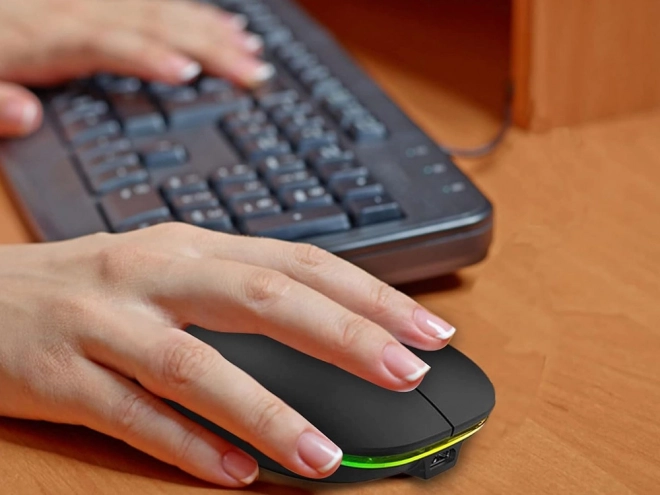 Slim Wireless Bluetooth Optical Mouse for PC and Laptops