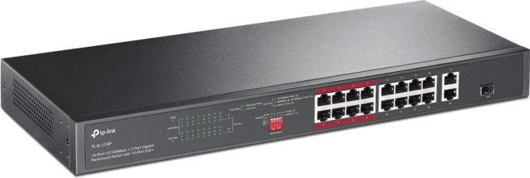 Potente PoE+ per telecamere e AP