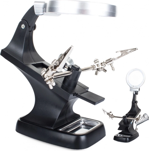 Illuminazione LED brillante con braccio regolabile