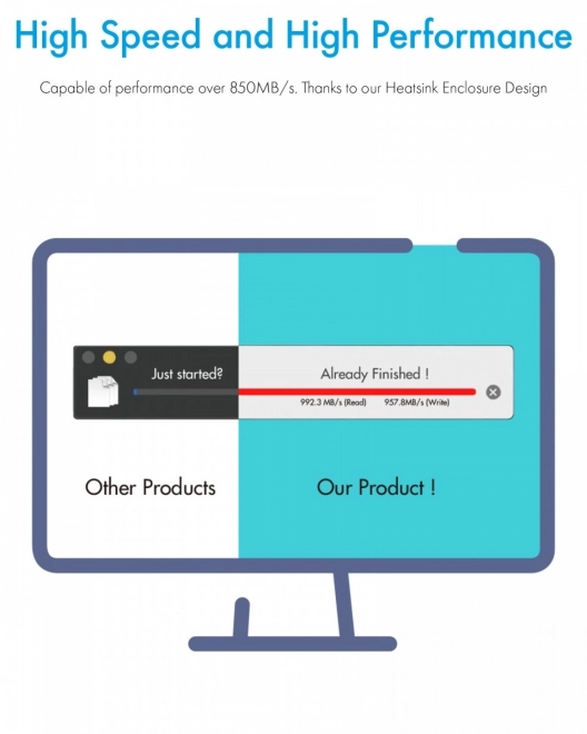 External Box ICY BOX for PCIe NVMe M.2 with USB-C