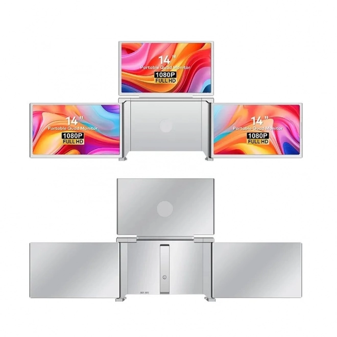 Smart Life Triple Portable Monitor 14 inches