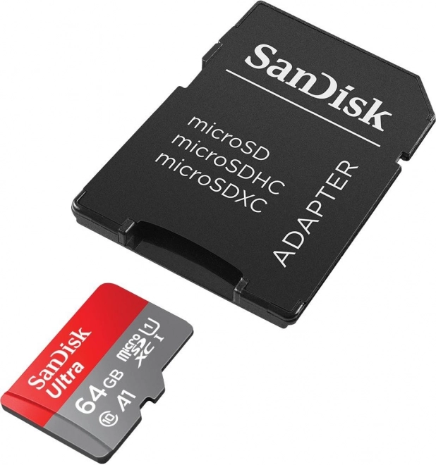 SanDisk Ultra microSDXC Card 64GB A1 with adapter