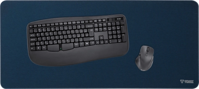 Tappetino XXL per tastiera e mouse Blu