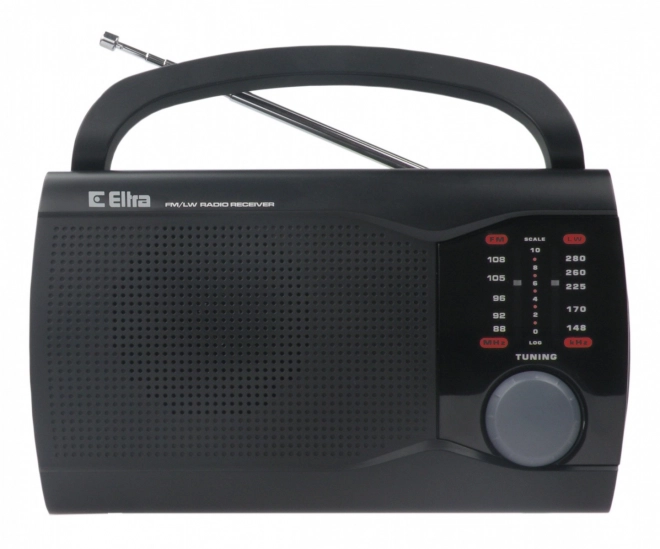 Portable Longwave and FM Radio EWA in Black