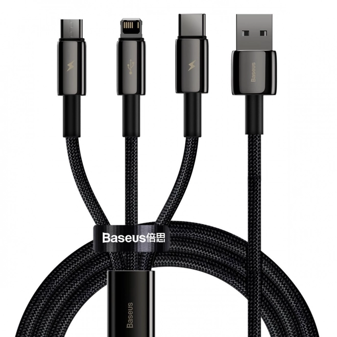 Baseus Tungsten Gold 3-in-1 USB Cable
