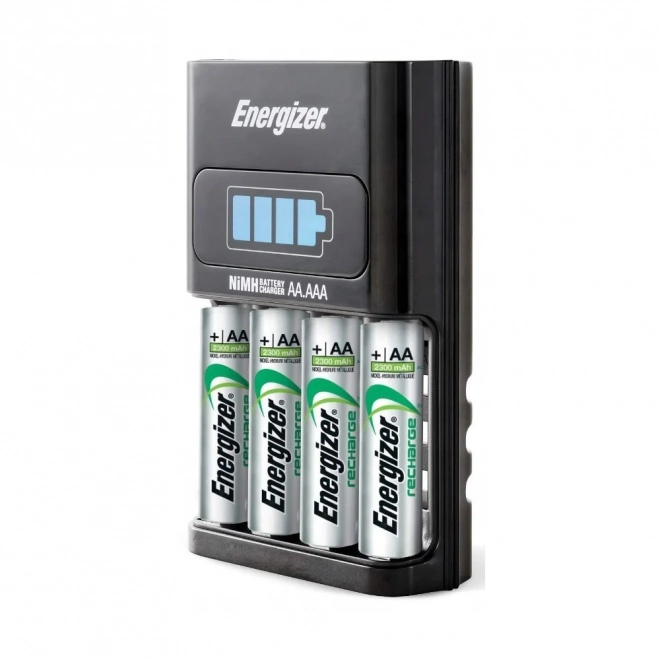 Energizer Fast Battery Charger with 4 AA Batteries