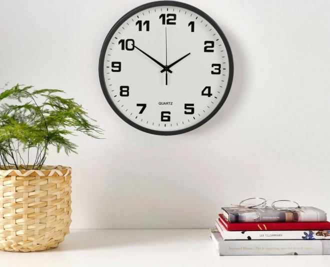 Orologio da parete grande silenzioso senza contatto 25 cm