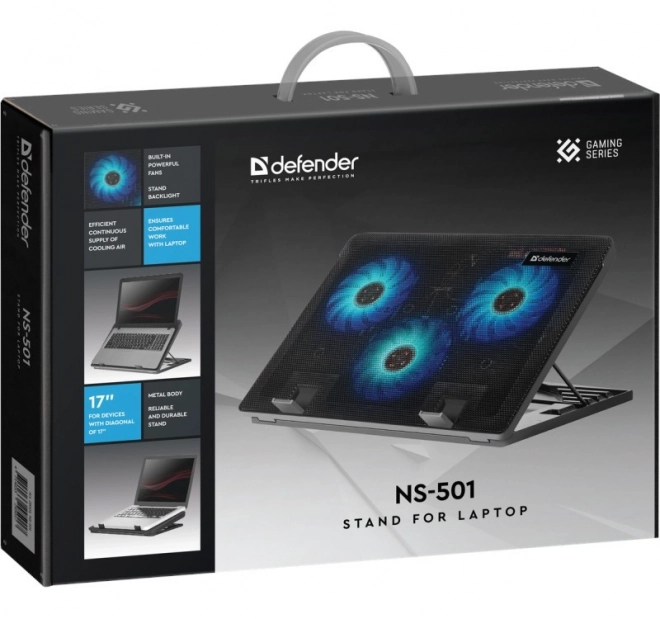 Base di raffreddamento per notebook Defender NS-501 15.6"-17"