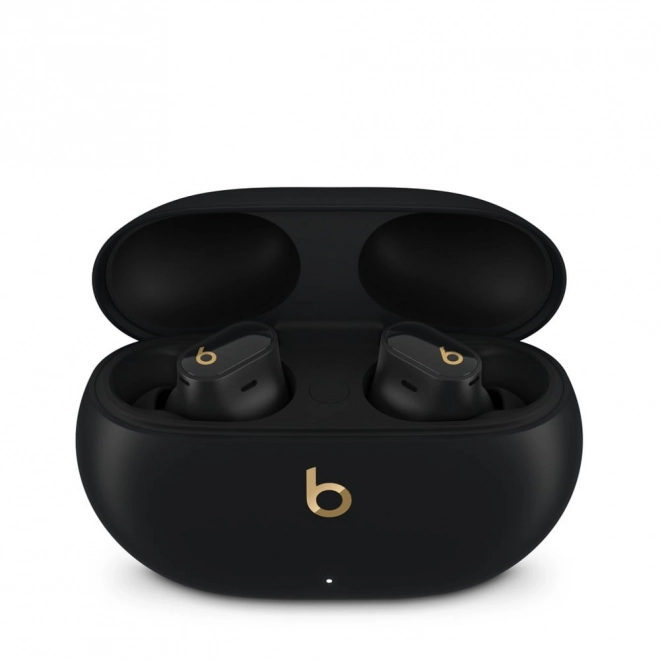 Wireless earphones beats studio buds plus - black with gold