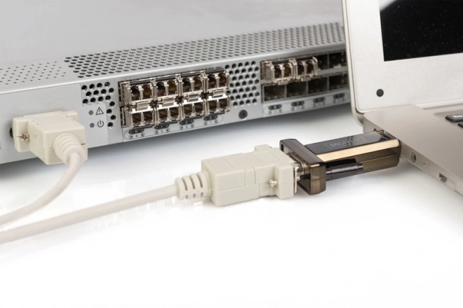 Převodník/adaptér USB 2.0 na RS232 (DB9) s kabelem USB A M/Z 80cm