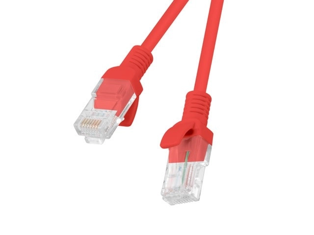 Patch Cable Cat5e 0.25m Red 10-Pack