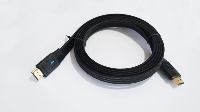 Hdmi Flat Cable 2m Black Version 2.1