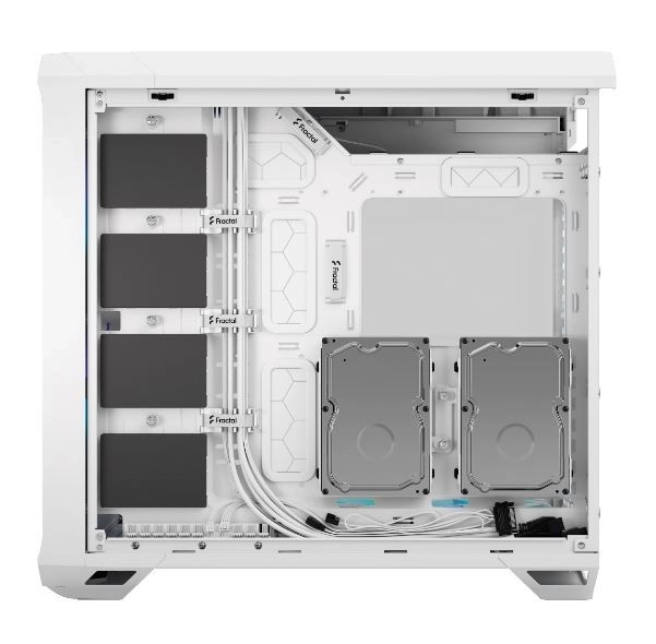 Case bianco RGB TG Clear Tint