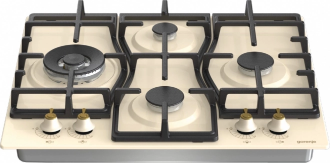 Gas Hob with Cast Iron Grates