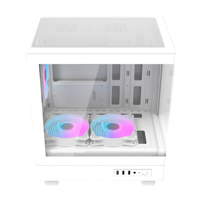 Computer case Darkflash with aRGB fans white