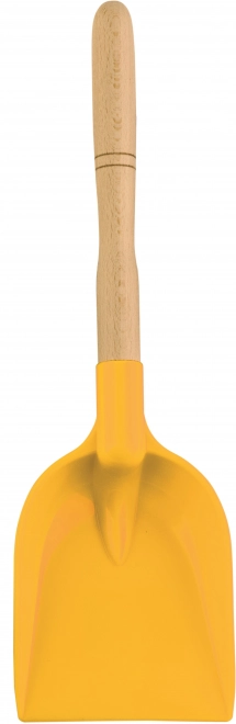 Androni Shovel with wooden handle length 34 cm – Yellow