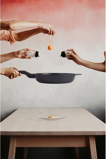 Non-stick surface for healthier cooking