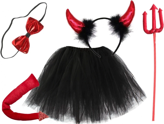 Celovit komplet za kostum hudičevke