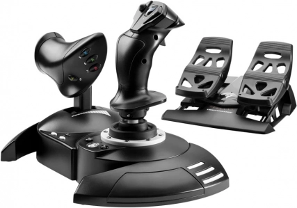 T.Flight Full Kit Xbox joystick and pedals