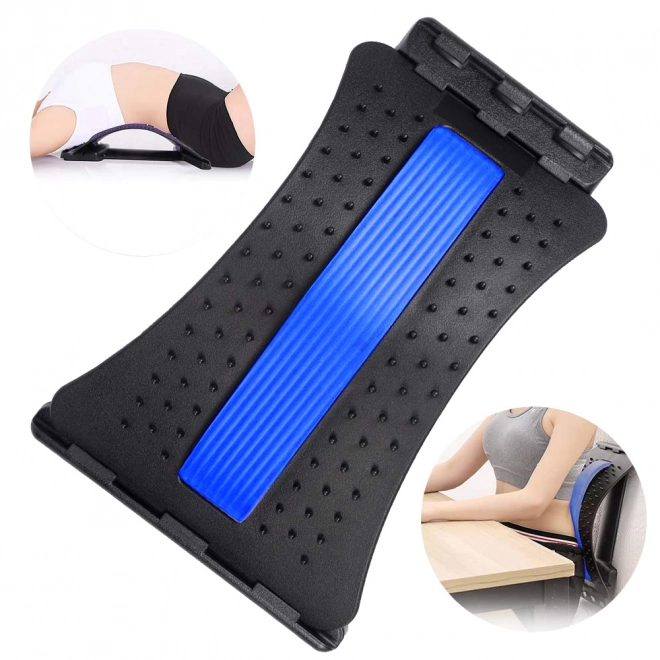 Back Stretching Device with Massage Nodules