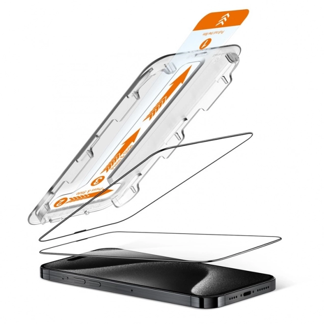 Képernyővédő üveg 2 darabos csomag iPhone 15 Pro