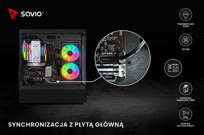 Savio Blast 120mm ARGB Lüfter