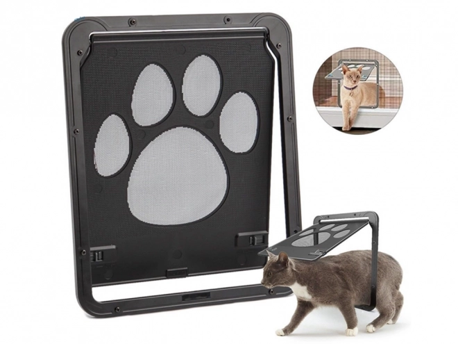 Multidirectional Pet Door for Cats and Dogs