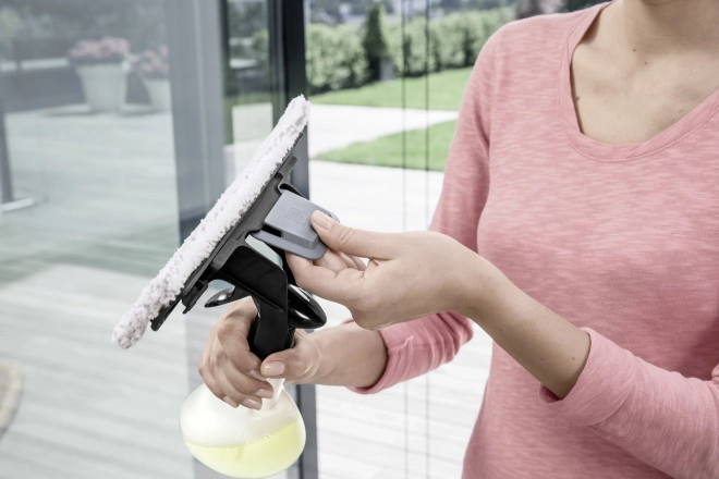 Microfiber Cleaning Pad for Windows Gray