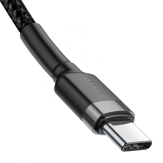 Cavo Baseus Cafule USB-C PD 2.0 QC 3.0 60W 1 m – Nero e grigio