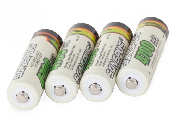 Oplaadbare AA-batterijen R6 4700mAh 4 stuks