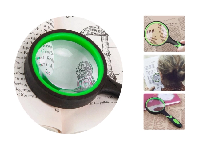 Classic magnifying glass with 50mm lens
