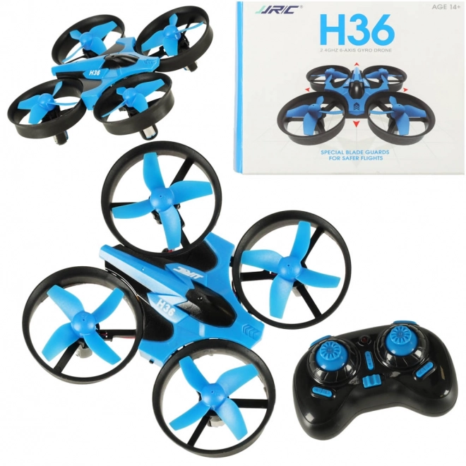 JJRC Mini RC-Drohne mit 6-Achsen-Gyroskop Schwarz – Blau